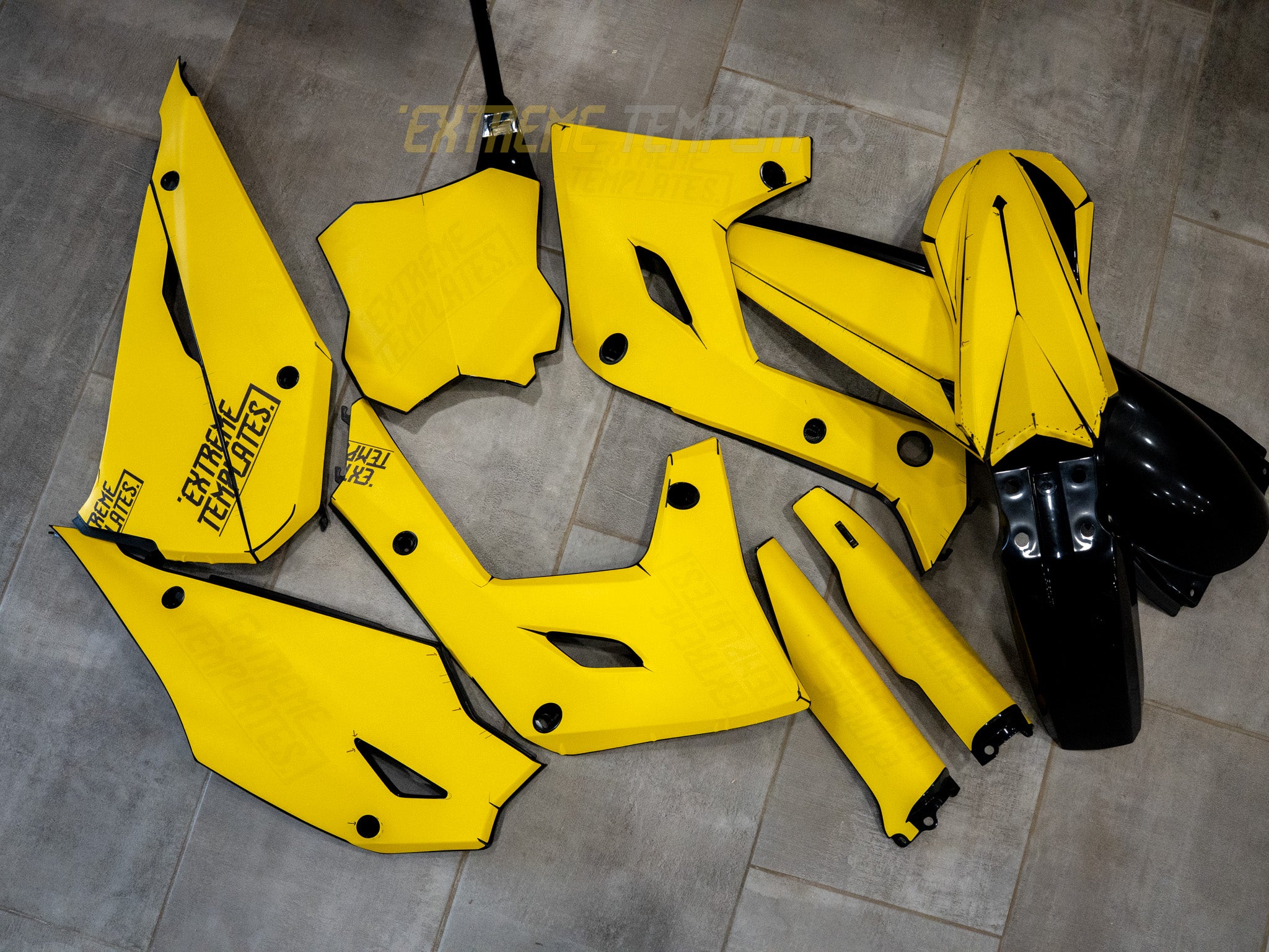 Kawasaki KX 125 Polisport Restyling Template (2026 design)