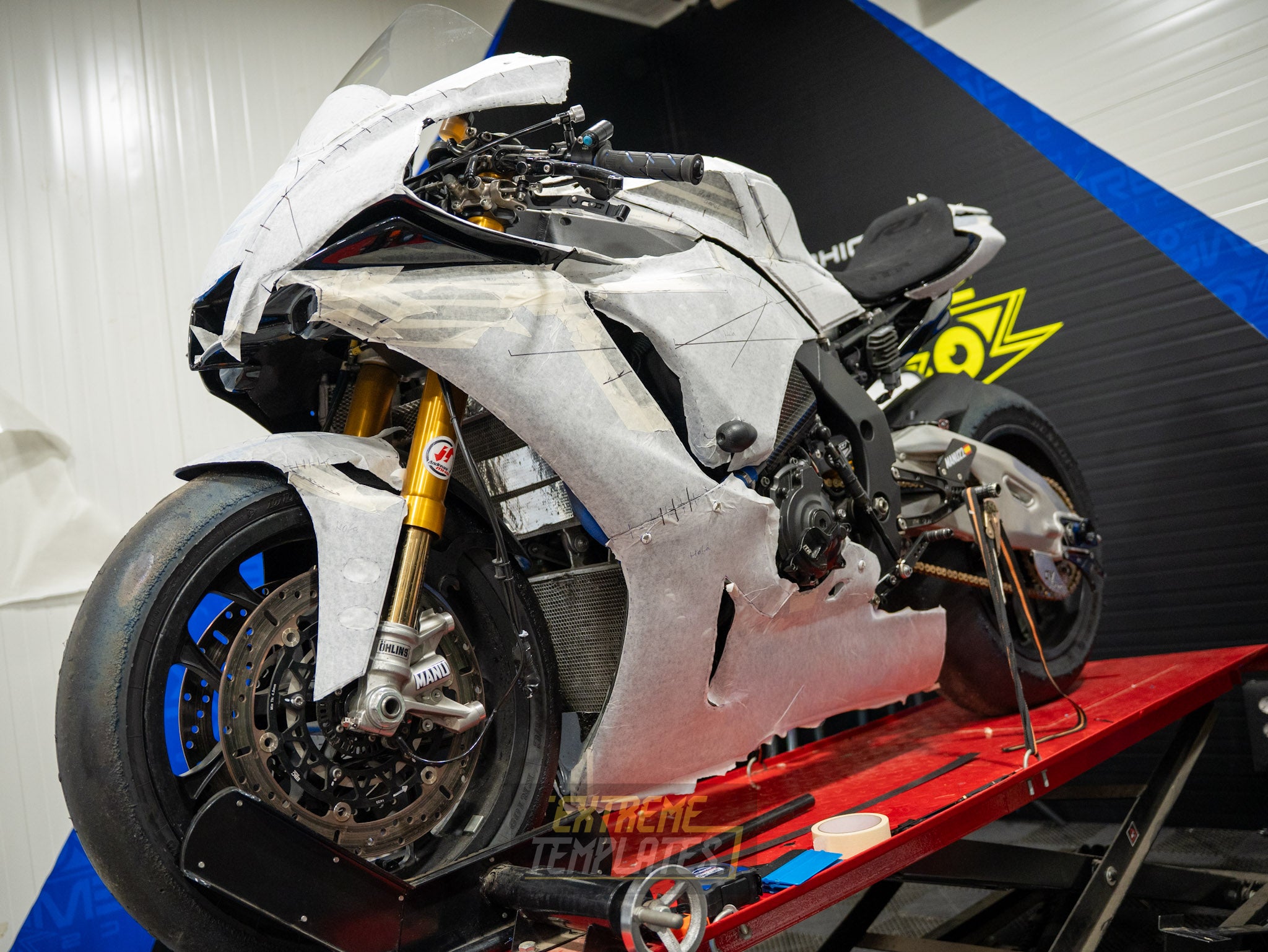 Yamaha R1M ITR Racing Fairings 2020–2024 – Digital Graphic Template (Download)