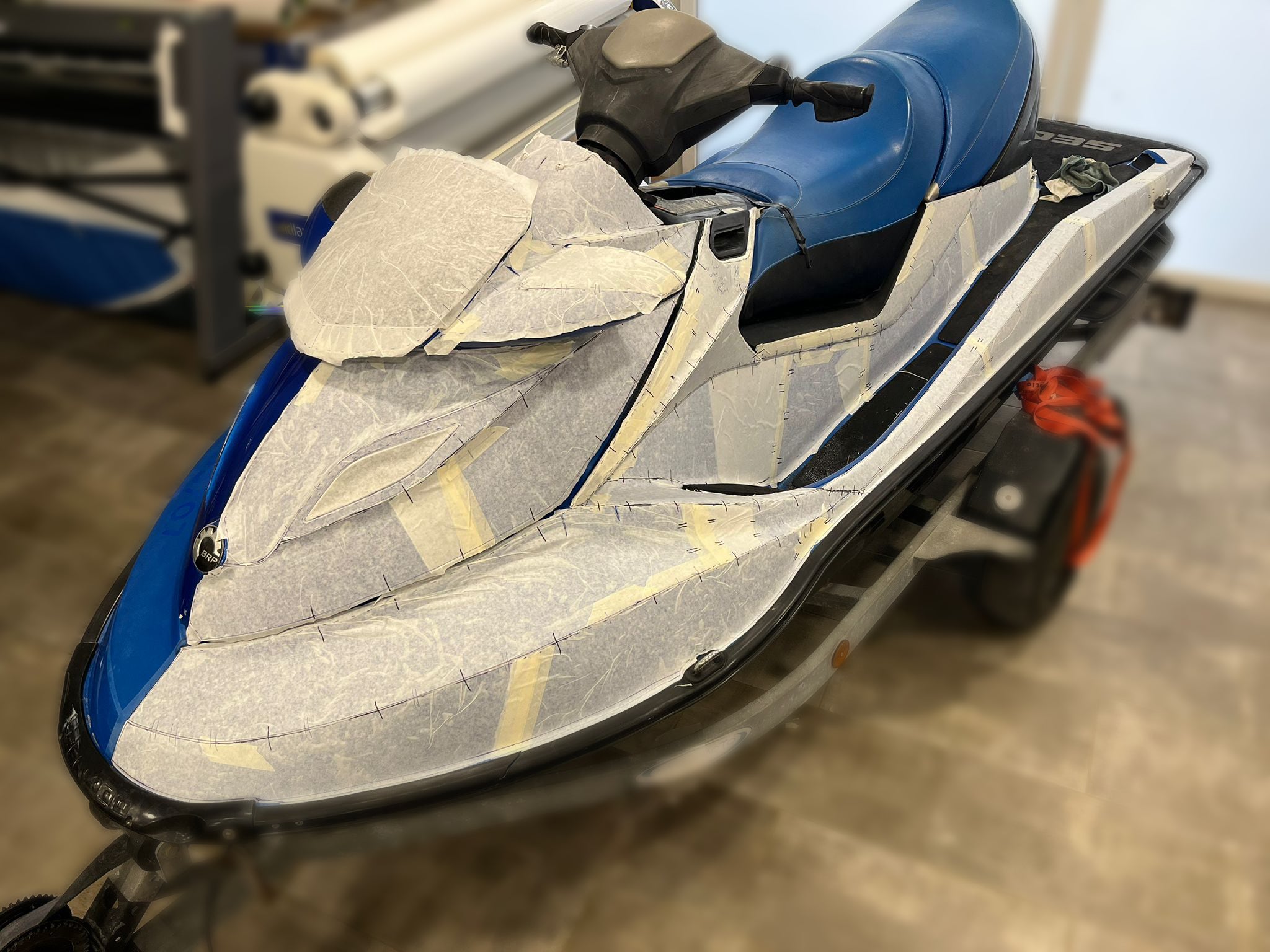 Sea-Doo GTX 155 / GTX 215 2007–2009 Template – Full Cover