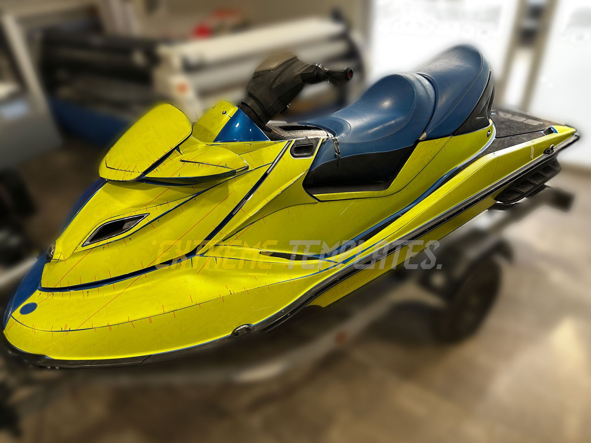 Sea-Doo GTX 155 / GTX 215 2007–2009 Template – Full Cover