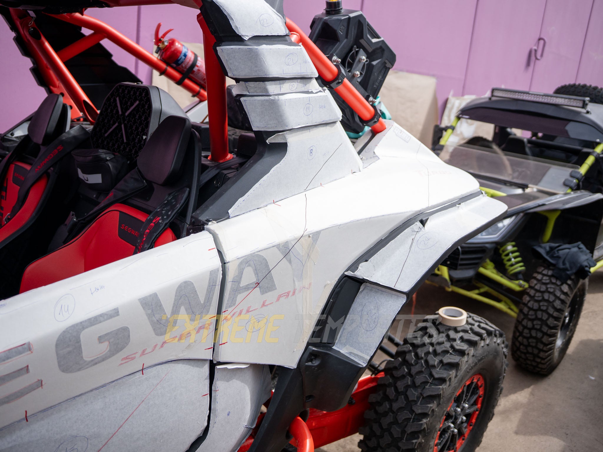 Segway Super Villain SSV Graphic Template (2024–2025)