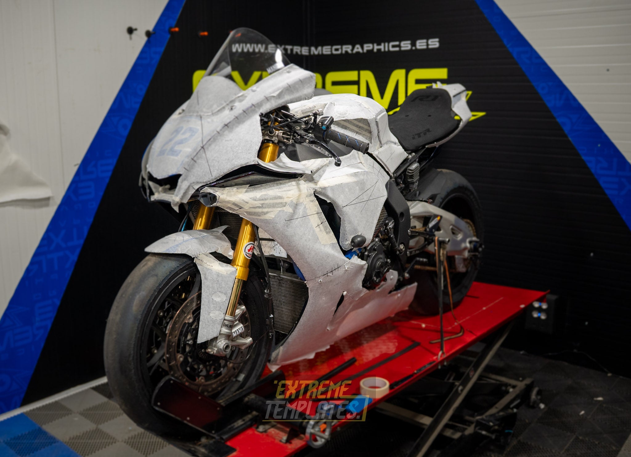 Yamaha R1M ITR Racing Fairings 2020–2024 – Digital Graphic Template (Download)