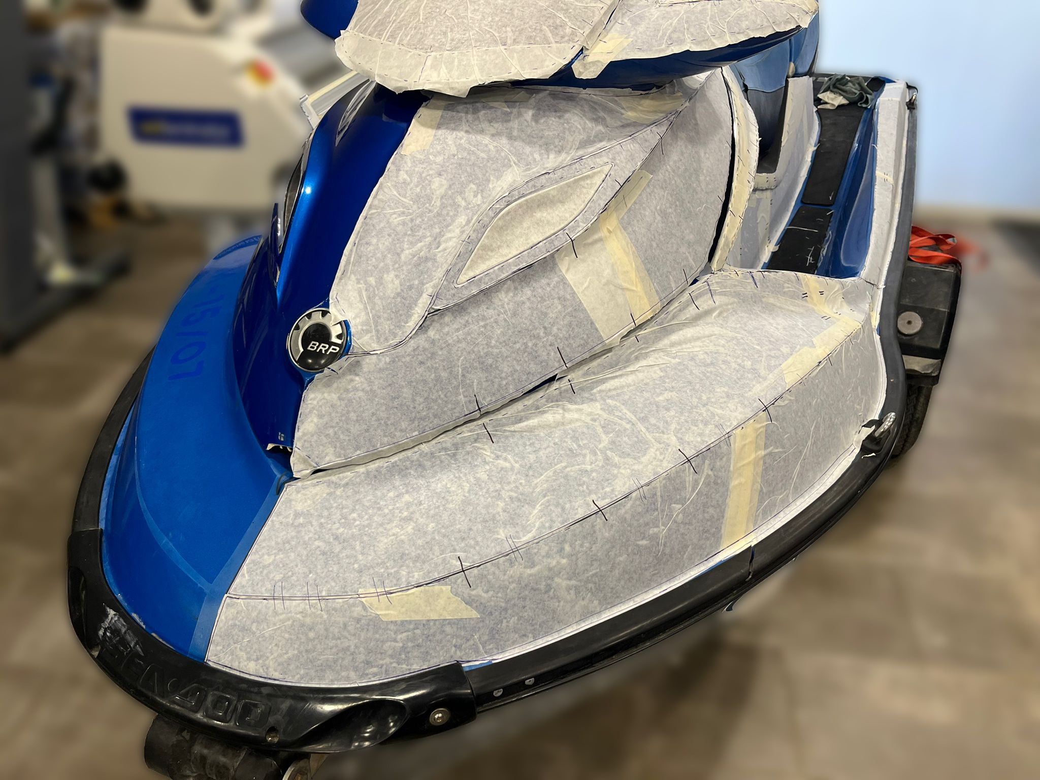 Sea-Doo GTX 155 / GTX 215 2007–2009 Template – Full Cover