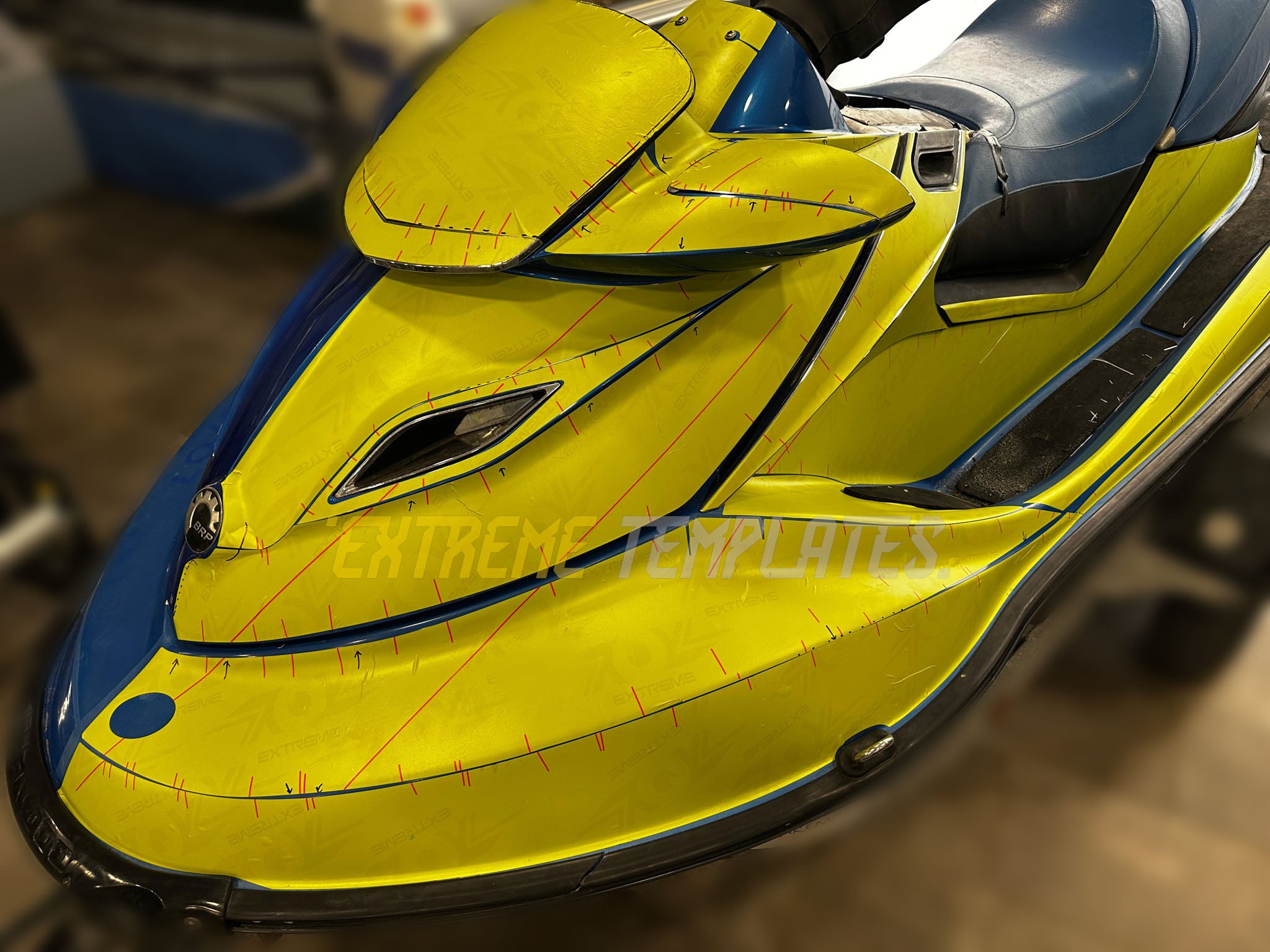 Sea-Doo GTX 155 / GTX 215 2007–2009 Template – Full Cover