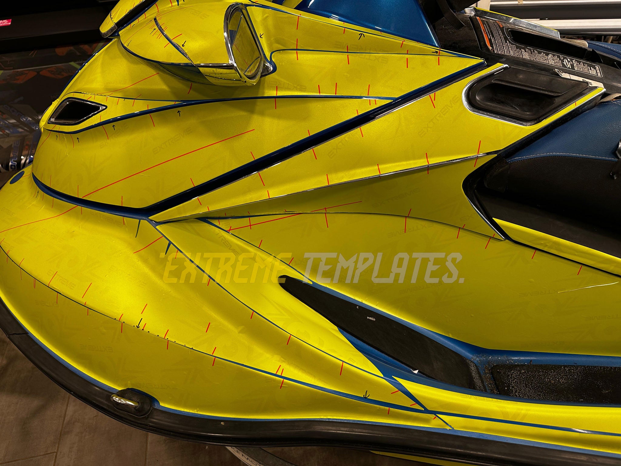 Sea-Doo GTX 155 / GTX 215 2007–2009 Template – Full Cover